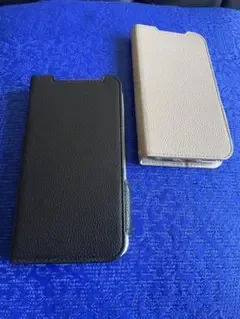 GooglePixel8a手帳型スマートフォンケース ブラック×ベージュ