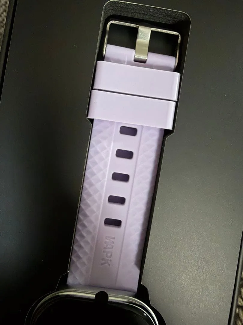 スマートウォッチ 交換用バンド 22mm パープル