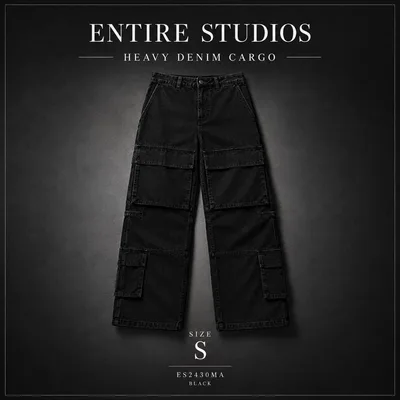 ENTIRE STUDIOS Heavy Denim Cargo カーゴパンツ