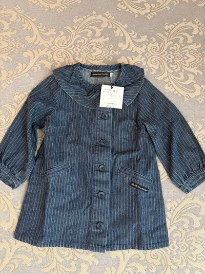 Bebe petits pois vert デニムジャケットサイズ95