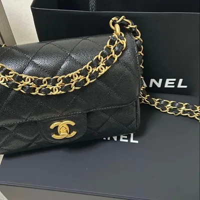 【美品】CHANEL ミニフラップバッグ 25P