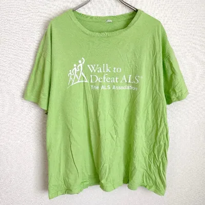 キーヤ Tシャツ クルーネック 半袖 ライトグリーン XL 緑 綿 シンプル