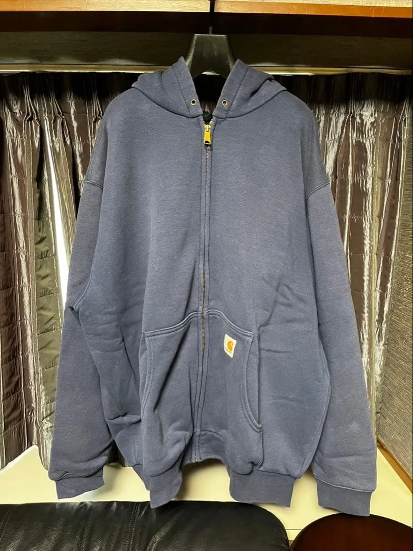 Carhartt フルジップパーカー ネイビー