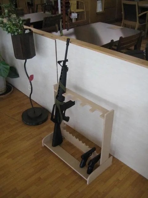 新品業務用 ライフルスタンド ▼ラック