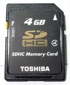 ☆値下【TOSHIBA 東芝】SD-K04G SDHC 4GB Class4