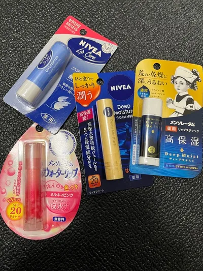 リップクリーム 4種セット ニベア メンソレータム