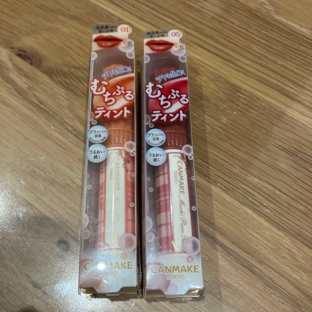 【新品未使用】CANMAKE キャンメイク むちぷるティント01 05