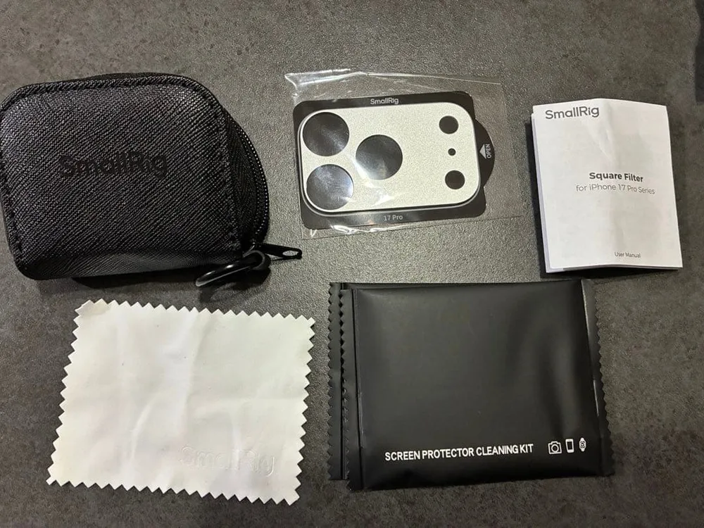 SmallRig iPhone17 Pro ND ブラックミスト フィルター6種