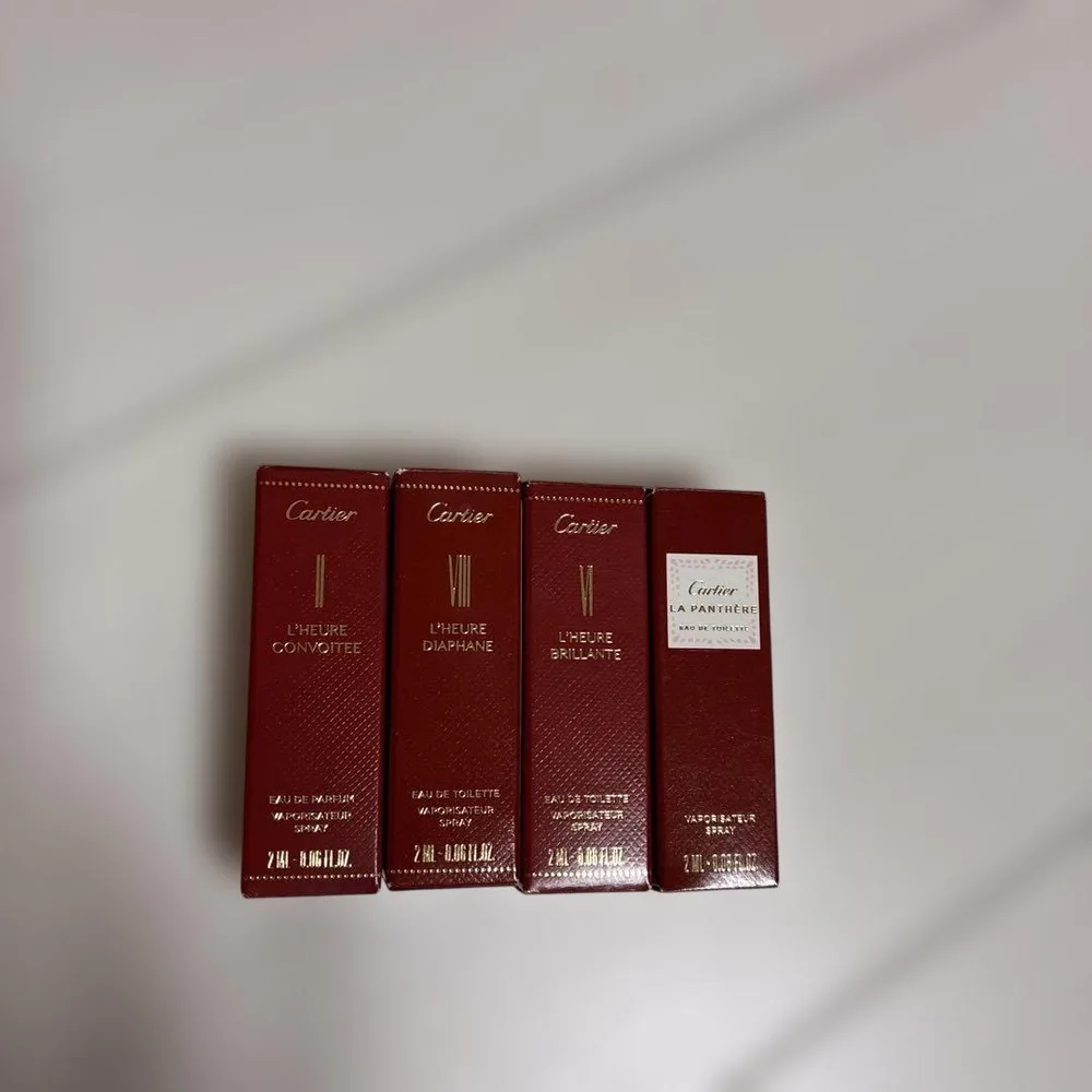Cartier 香水 サンプル 4種セット