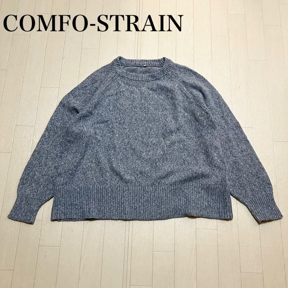 COMFO-STRAIN ニット M セーター ウォッシャブル カジュアル