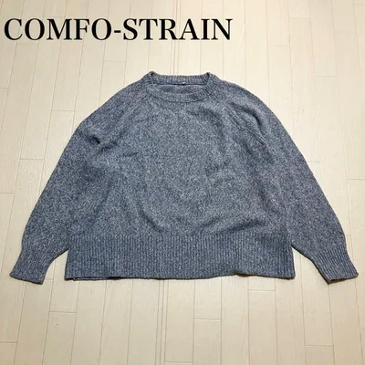 COMFO-STRAIN ニット M セーター ウォッシャブル カジュアル