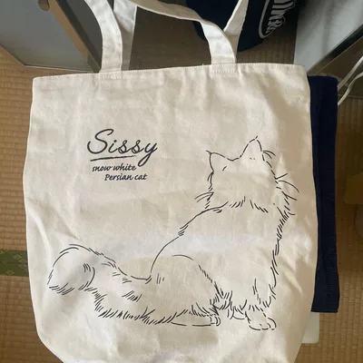 Sissy ペルシャ猫 キャンバストートバッグ