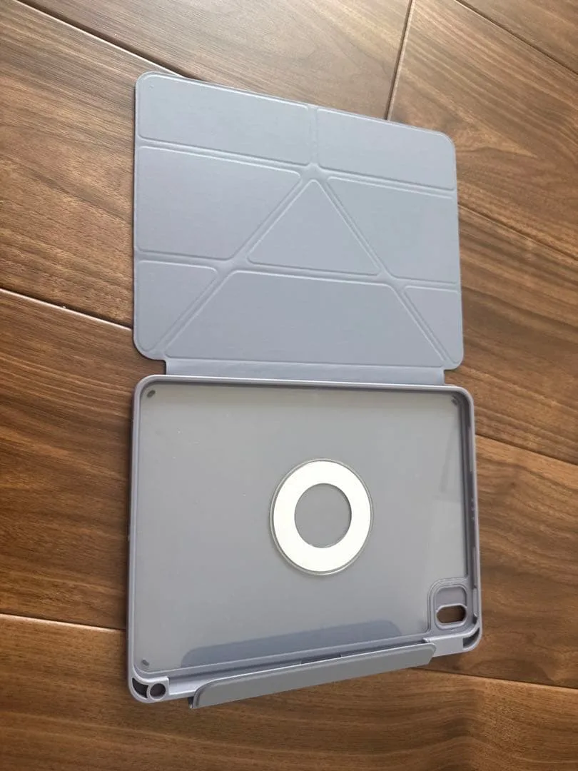 360度回転 iPadケース ネイビー iPad Air 11インチ ケース