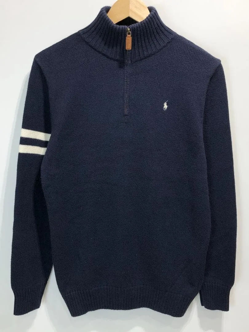 Polo by Ralph Lauren ポニー刺繍 ハーフジップ ニット