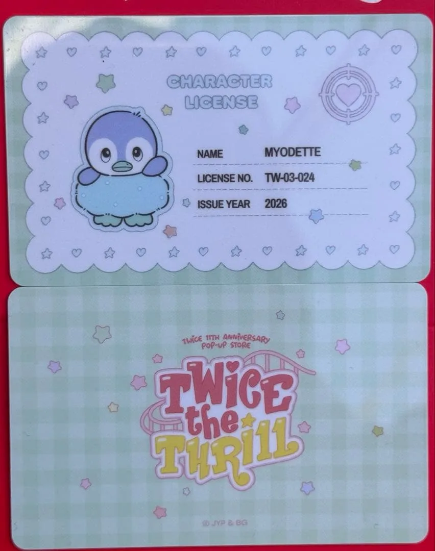 TWICE ミナ 11周年 ポップアップ ライセンスカード ミッション トレカ