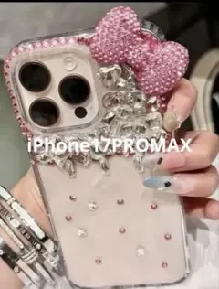 SHEIN キティちゃん風スマホケース ピンク iPhone17Pro MAX