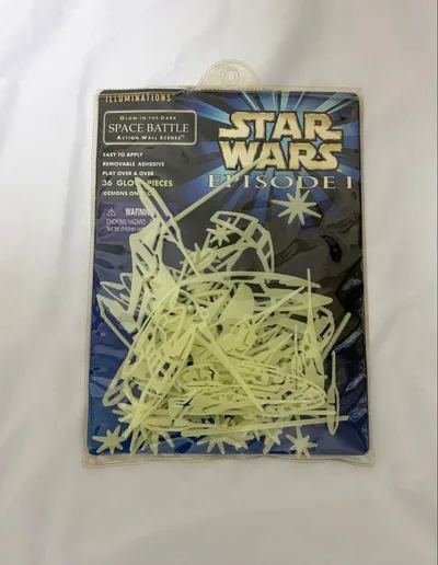 STAR WARS スターウォーズ 蓄光 ウォールステッカー エピソード1