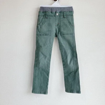 branshes パンツ 120 キッズ グリーン