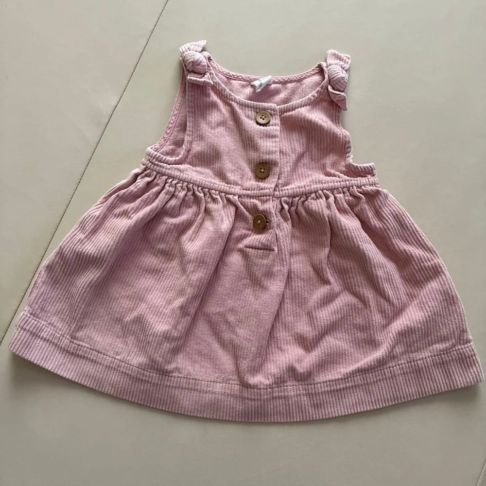 Gap ベビー ジャンバースカート 70cm ピンク コーデュロイ