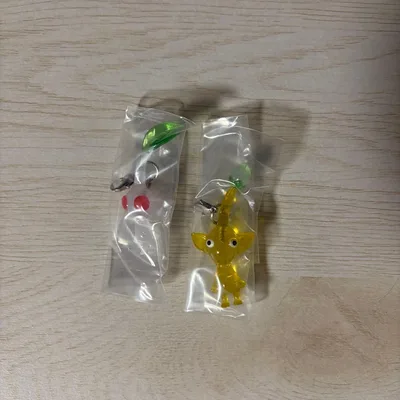 ピクミン めじるしアクセサリー ガチャ 黄ピクミン 白ピクミン