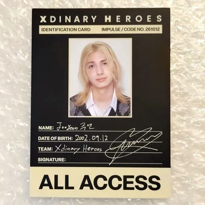 【匿名配送】Xdinary Heroes IMPULSE ID ジュヨン