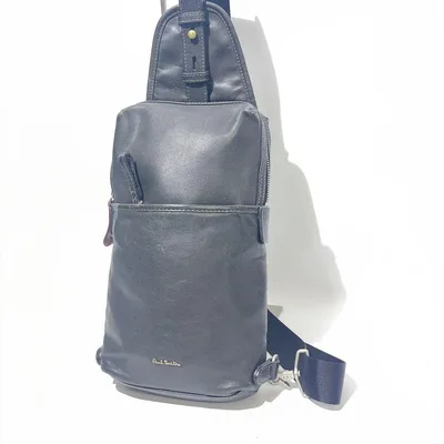 PaulSmith ポールスミス ボディバッグ クロスボディ ブラック レザー