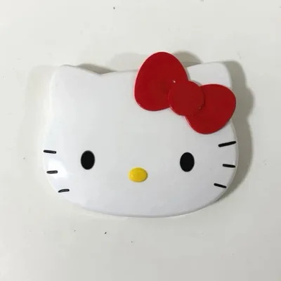 サンリオ ハローキティ フェイス形ミラー&コームセット ハンドミラー