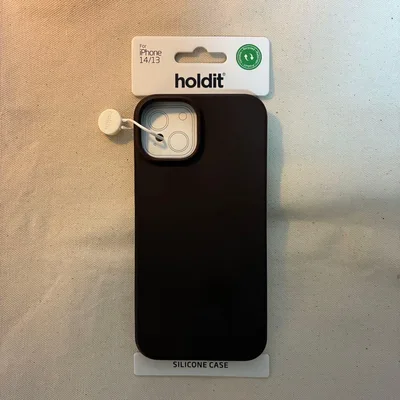 holdit iPhone 14/13 シリコンケース チョコレートブラウン