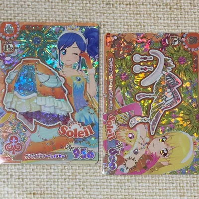 アイカツアンコール カード PR プレミアム ポップ 星宮いちご 霧矢あおい 2