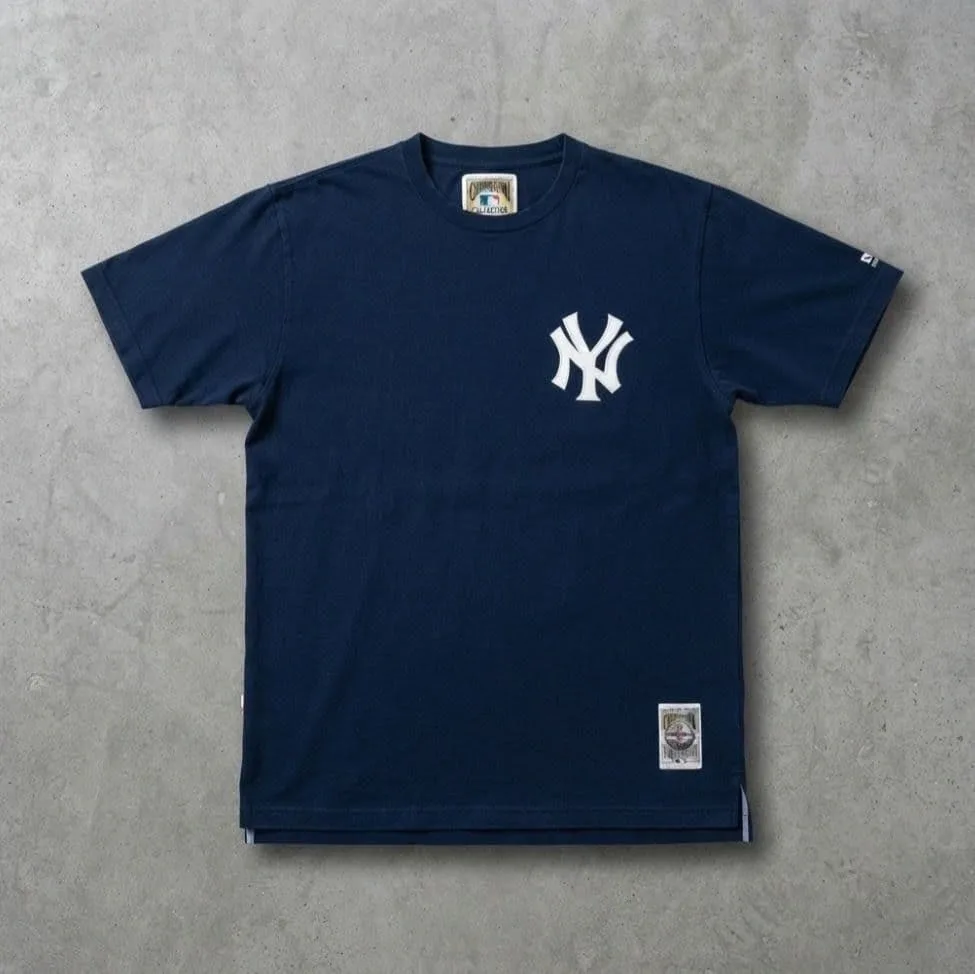 90s Vintage MLB ヤンキース Tシャツ M~L相当 ネイビー