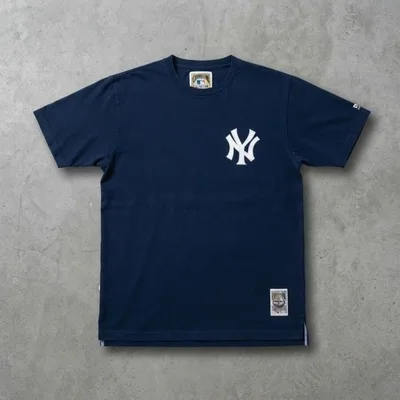 90s Vintage MLB ヤンキース Tシャツ M~L相当 ネイビー