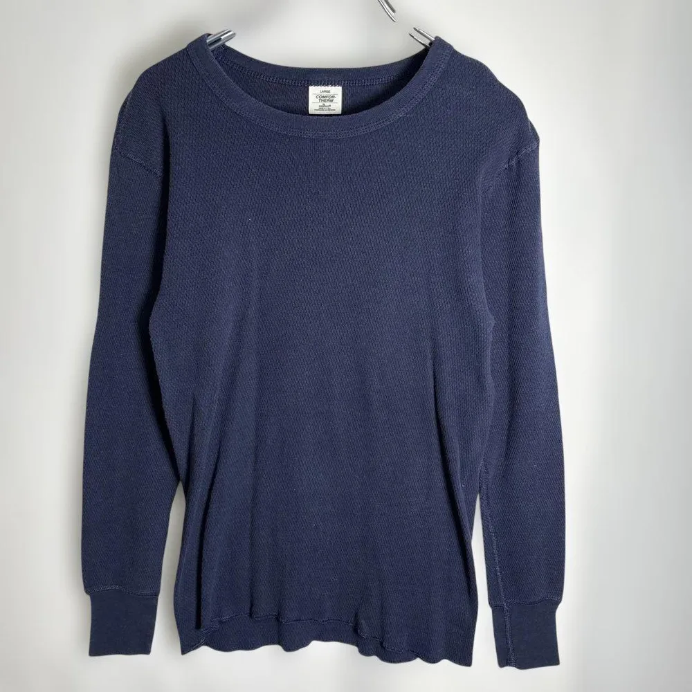 DUOFOLD COMFOR-THERM サーマル 長袖 ネイビー L