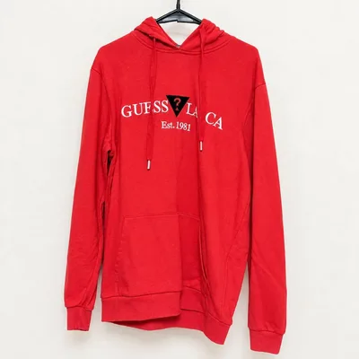 GUESS パーカー レッド