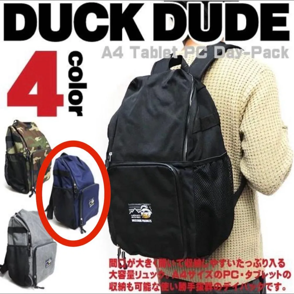 DUCK DUDE PRODUCTS リュック ネイビー【新品・未使用】