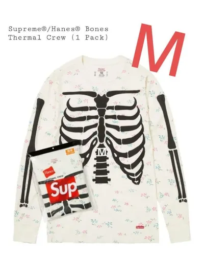 Supreme Hanes Bones Thermal Crew floral