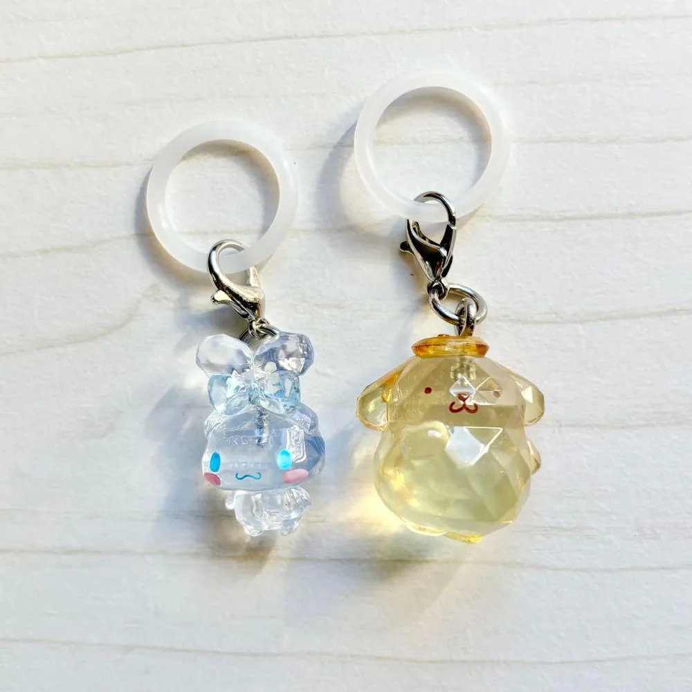 サンリオ クリスタルめじるしアクセサリー シナモンロール ポムポムプリン