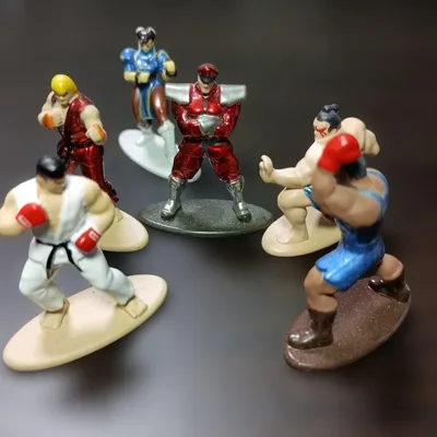 ストリートファイター ナノメタルフィギュア 6種 セット