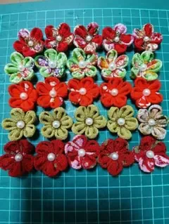 つまみ細工 花パーツ