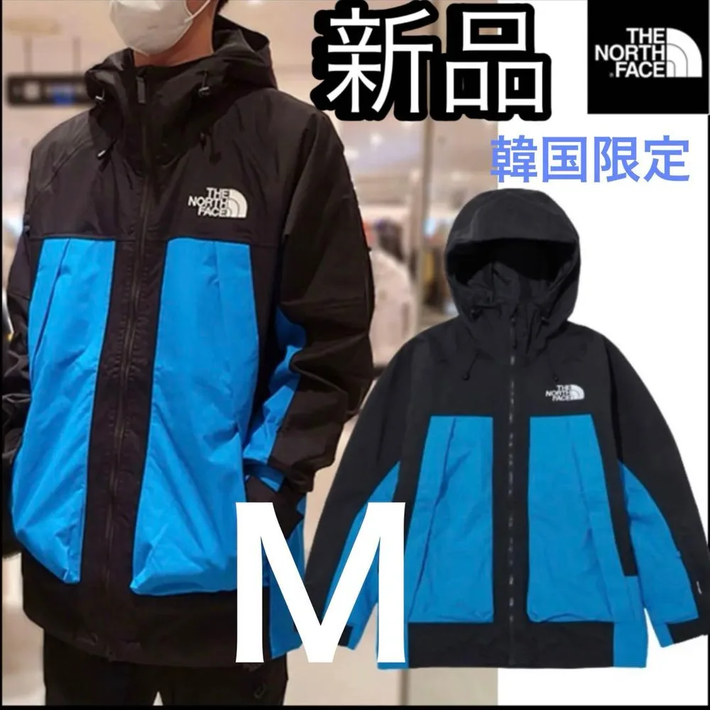 新品 THE NORTH FACE マウンテンジャケット ブラック×ブルー M