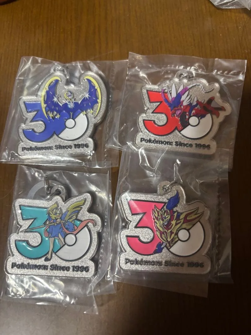 ポケモン 30周年 メタルチャーム 4種セット
