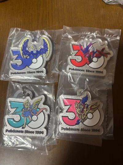 ポケモン 30周年 メタルチャーム 4種セット