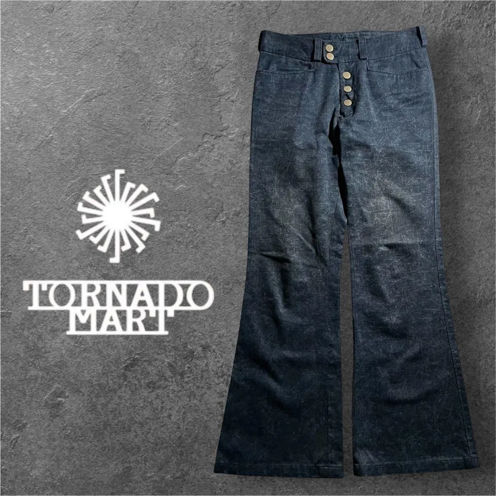 TORNADO MART flare denim Bell bottom y2k