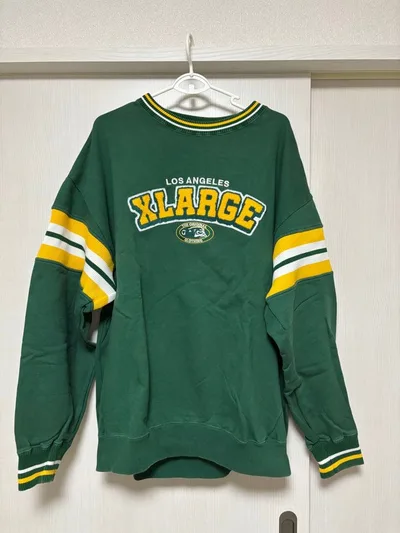 【本日限定値下げ!】XLARGE エクストララージ スウェット グリーン XL
