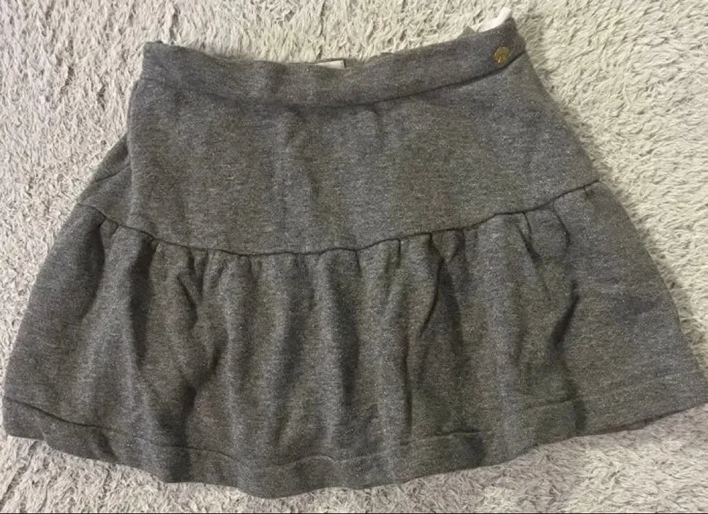 กระโปรง Kate Spade 140 Skort Lamé สีเทาพร้อมกางเกงชั้นใน