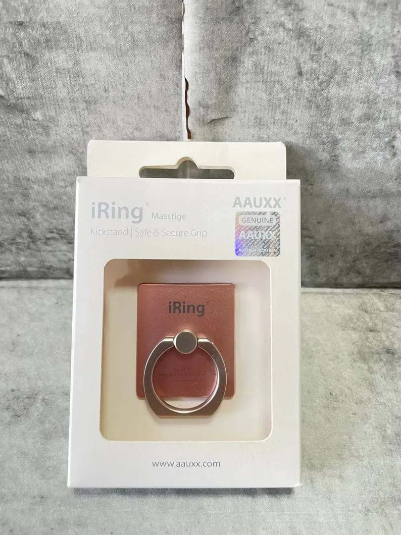 オークス スマホリング irin アイリング バンカー ローズゴールド ピンク