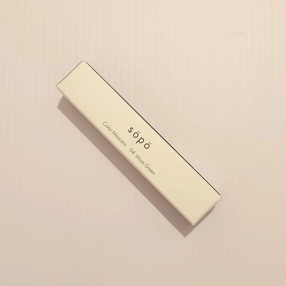 【新品・未使用】söpö カラーマスカラ 04 モスグリーン