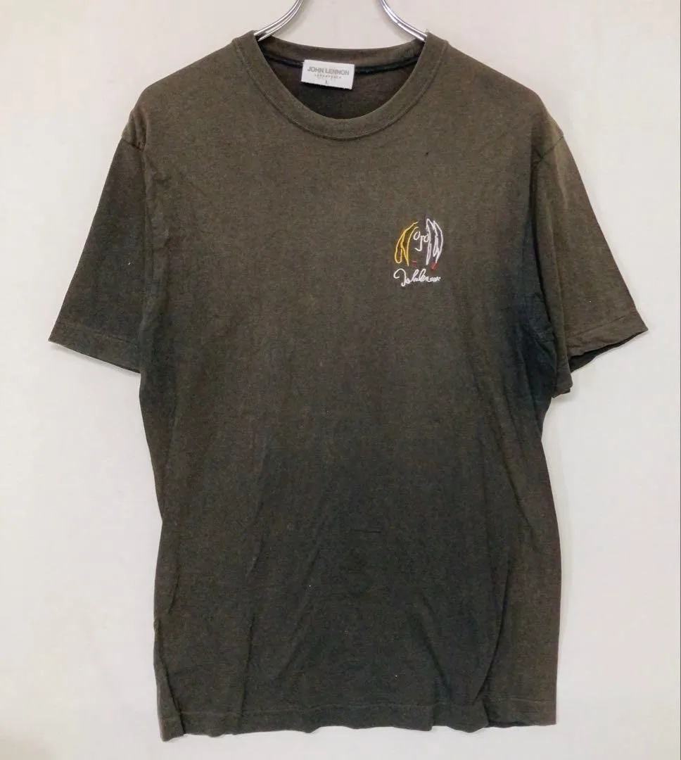 フェード感◎John Lennon ジョンレノン LOVE&PEACE Tシャツ