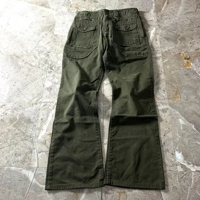 Archive military gimmick flare pants 亜熱帯