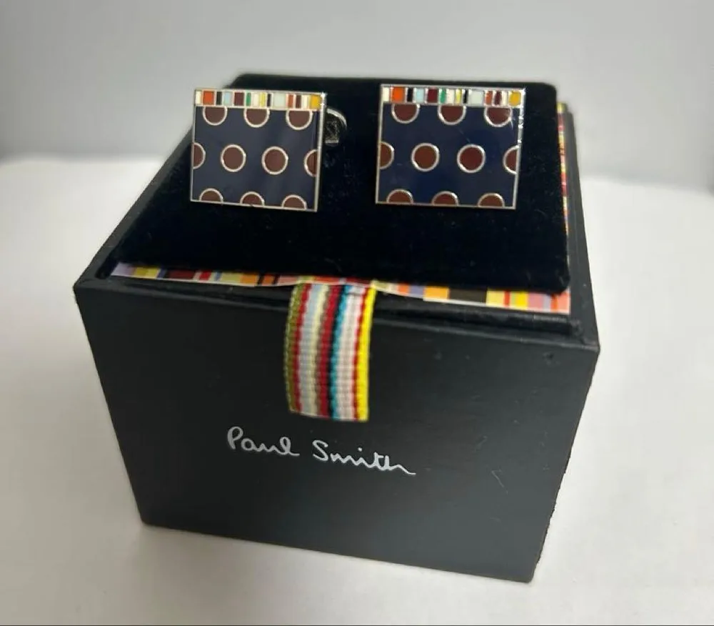 Paul Smith ポールスミス カフス ドット柄 ストライプ