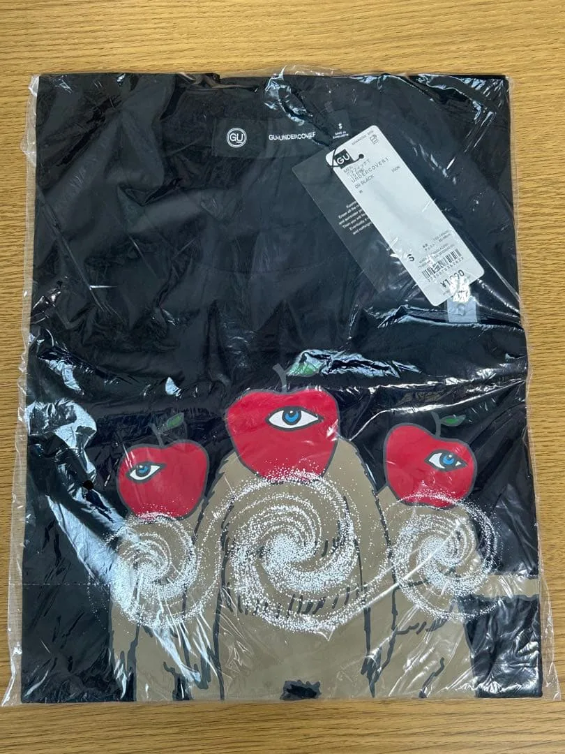 新品GU UNDERCOVER グラフィックT 5分袖 ブラック S